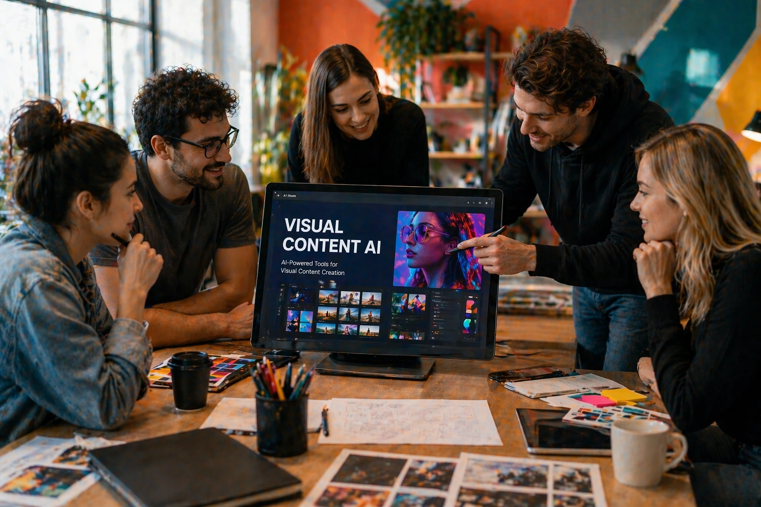 AI for Visual Content & Creative Production – основно изображение